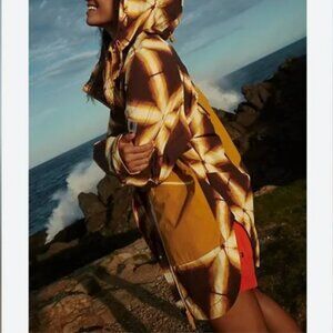 Rare FP Movement 'Singin in the Rain' Packable Jacket in Golden Combo (sz M)